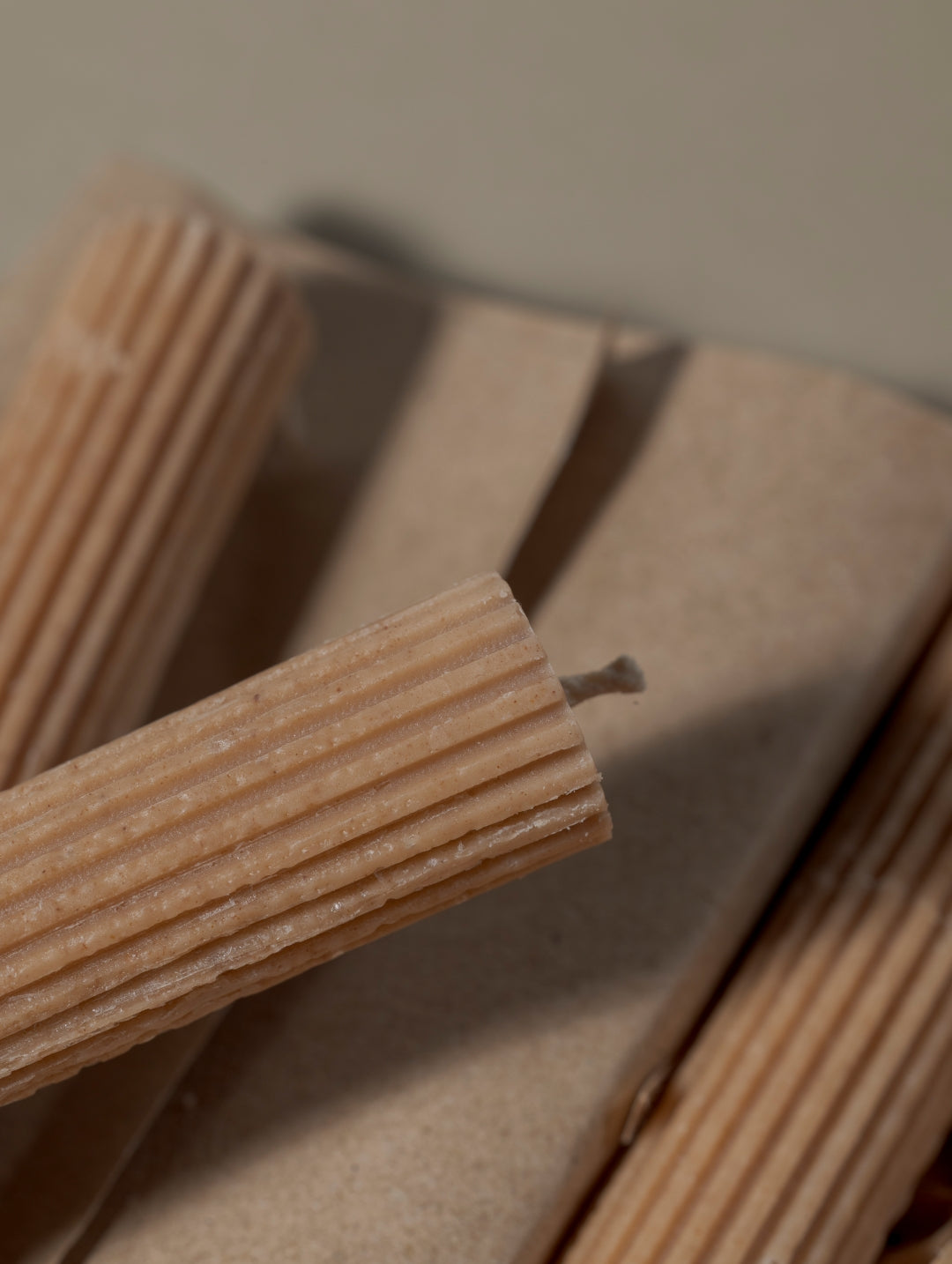 Cinnamon pillar candle box of six