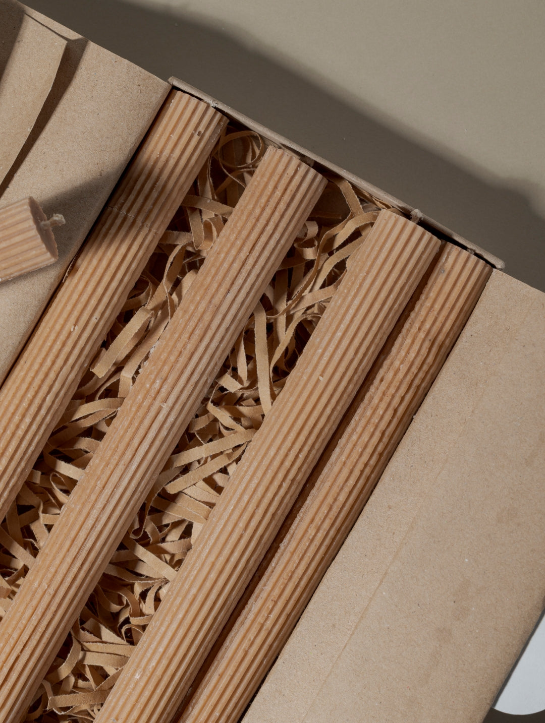 Cinnamon pillar candle box of six