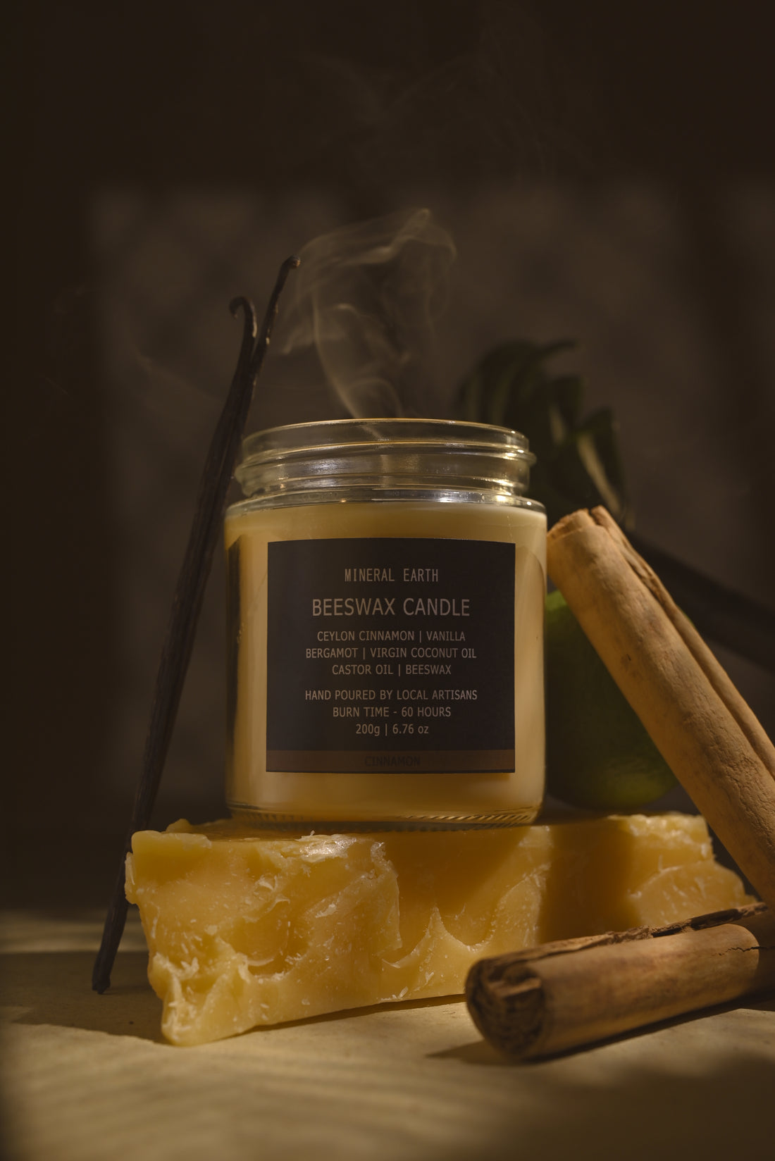 Cinnamon jar candle